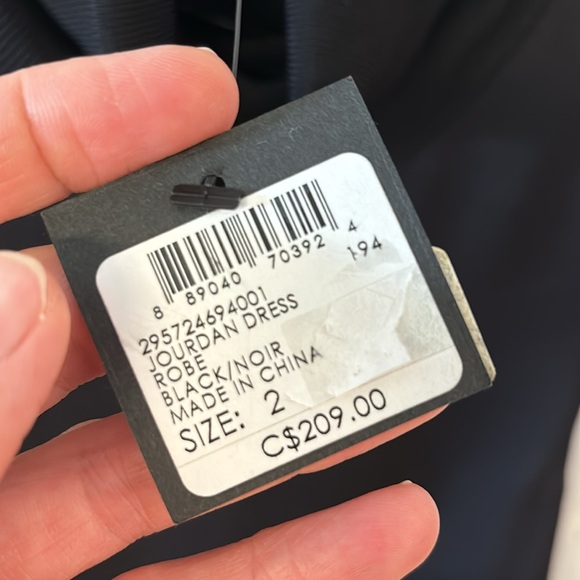 NWT Club Monaco sleeveless high neck black dress - Picture 7 of 12